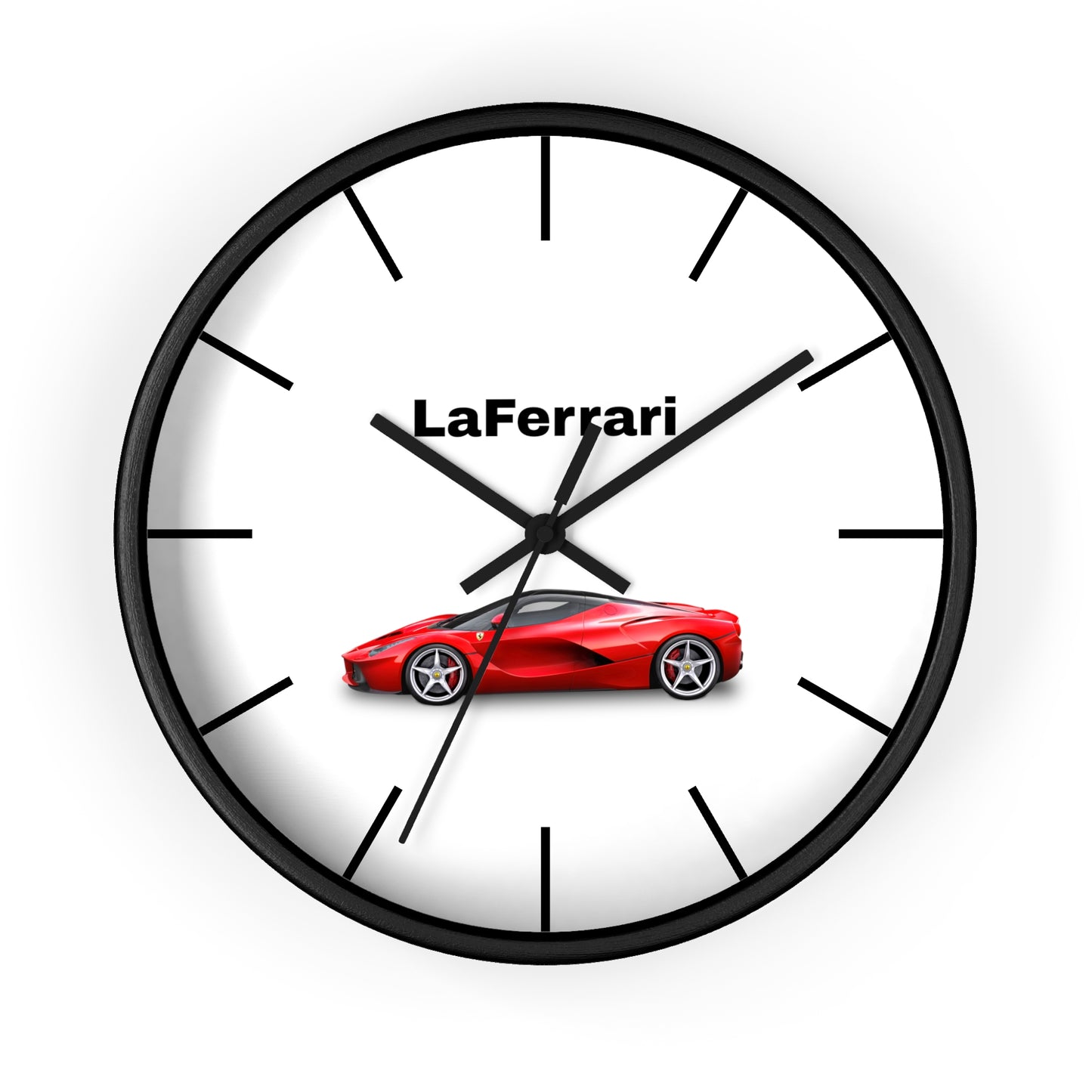 Discover the Ferrari LaFerrari Wall Clock at MJLiving: A high-quality Home Decor with a unique design.