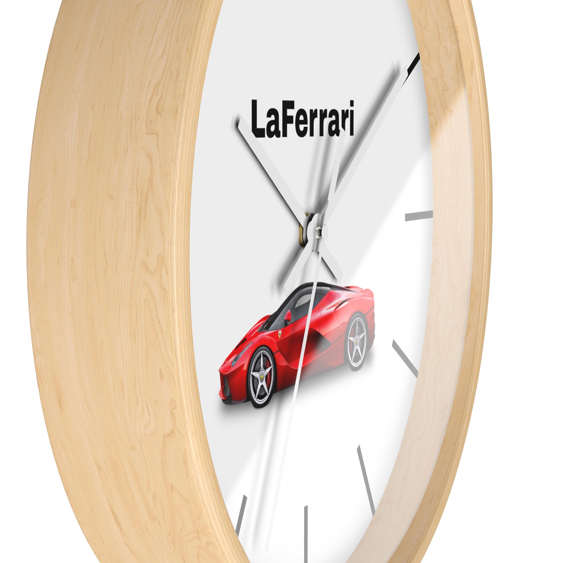 Discover the Ferrari LaFerrari Wall Clock at MJLiving: A high-quality Home Decor with a unique design.