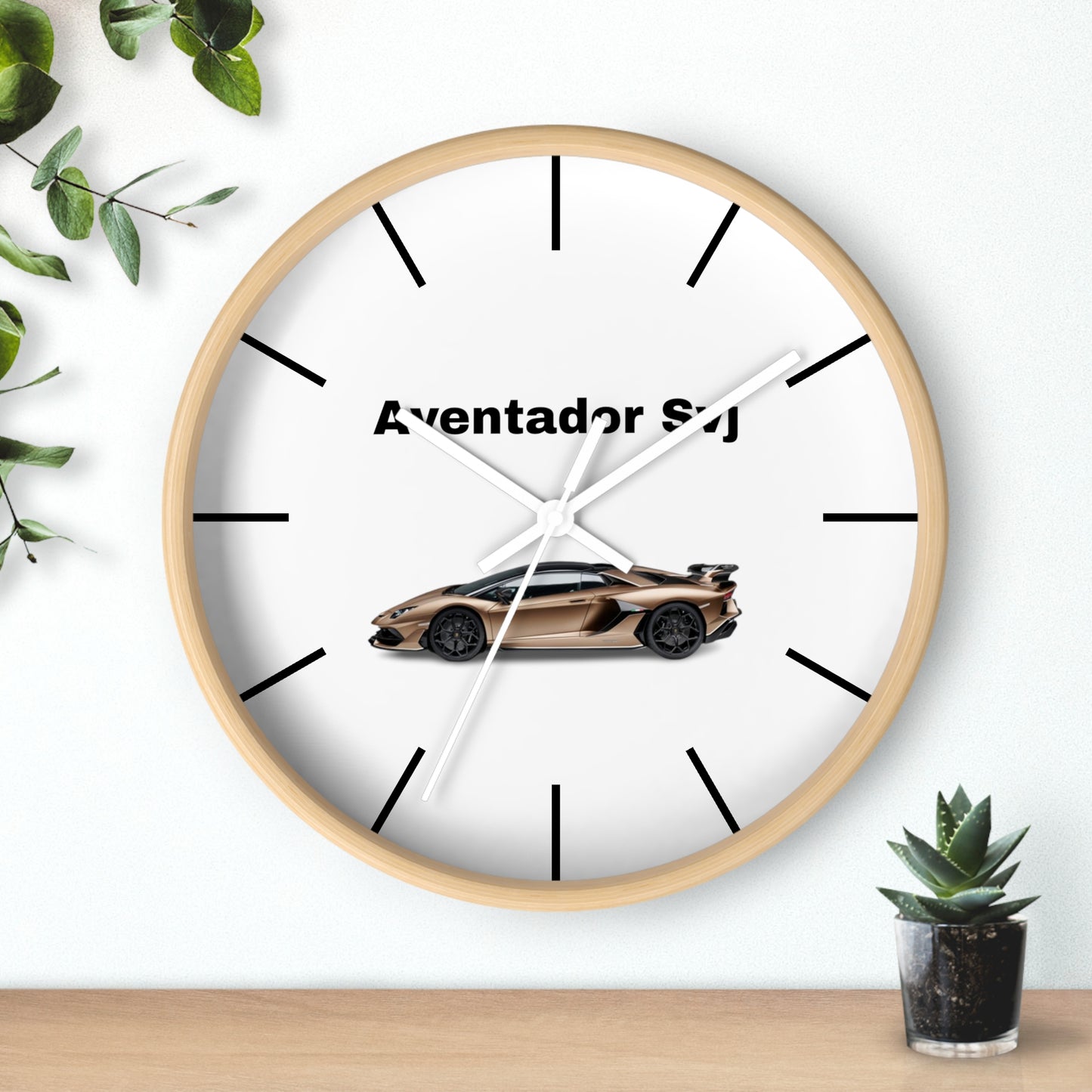 Lamborghini Aventador Svj Wall Clock