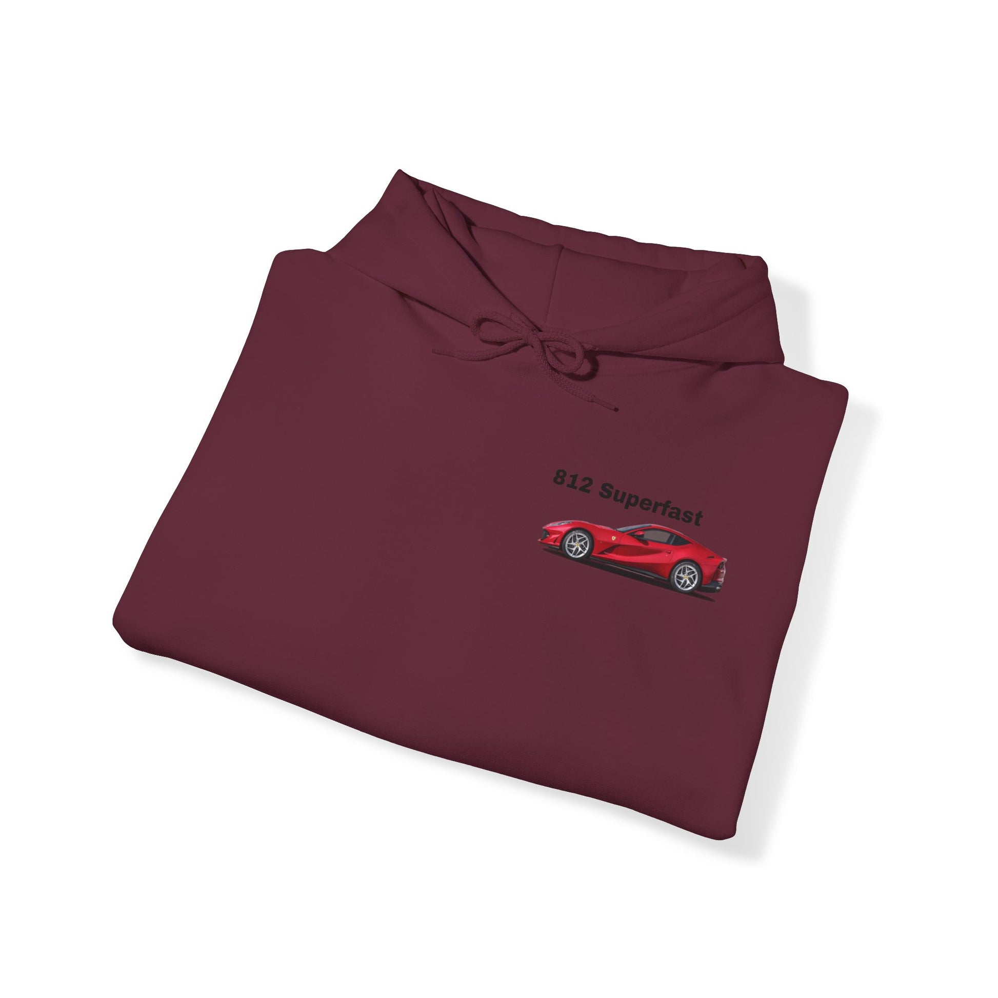 Discover the Ferrari 812 Superfast Hoodie Without Specs at MJLiving: A high-quality Hoodie with a unique design.