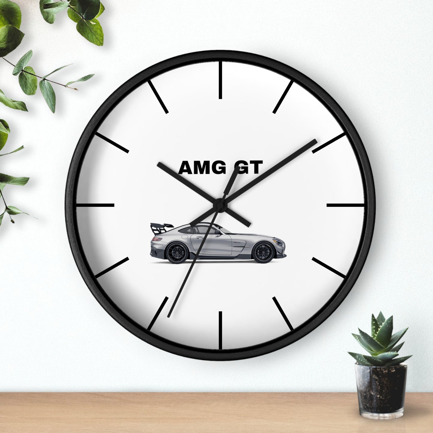 Discover the Mercedes AMG GT Black Series Wall Clock at MJLiving: A high-quality Home Decor with a unique design.