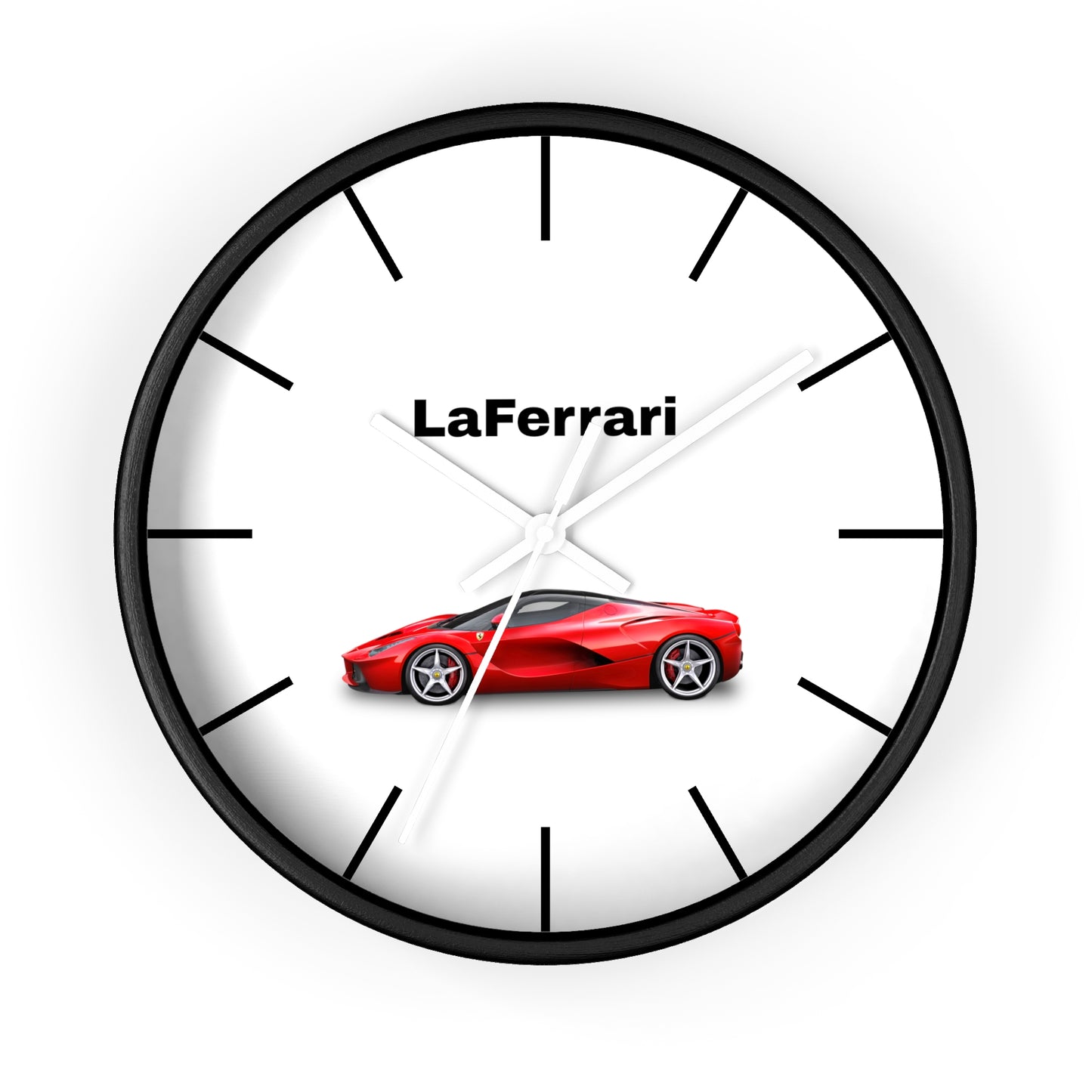 Discover the Ferrari LaFerrari Wall Clock at MJLiving: A high-quality Home Decor with a unique design.