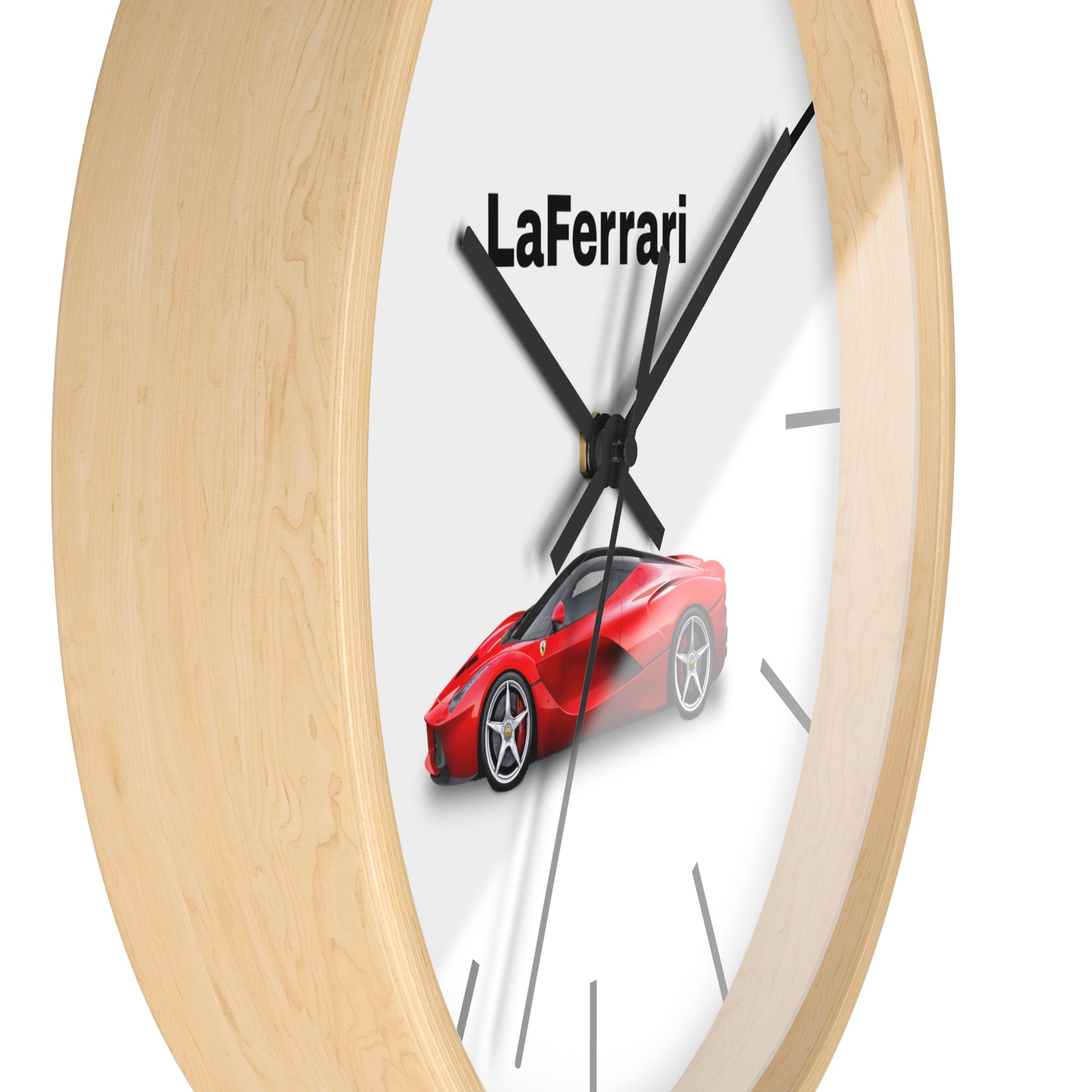 Discover the Ferrari LaFerrari Wall Clock at MJLiving: A high-quality Home Decor with a unique design.