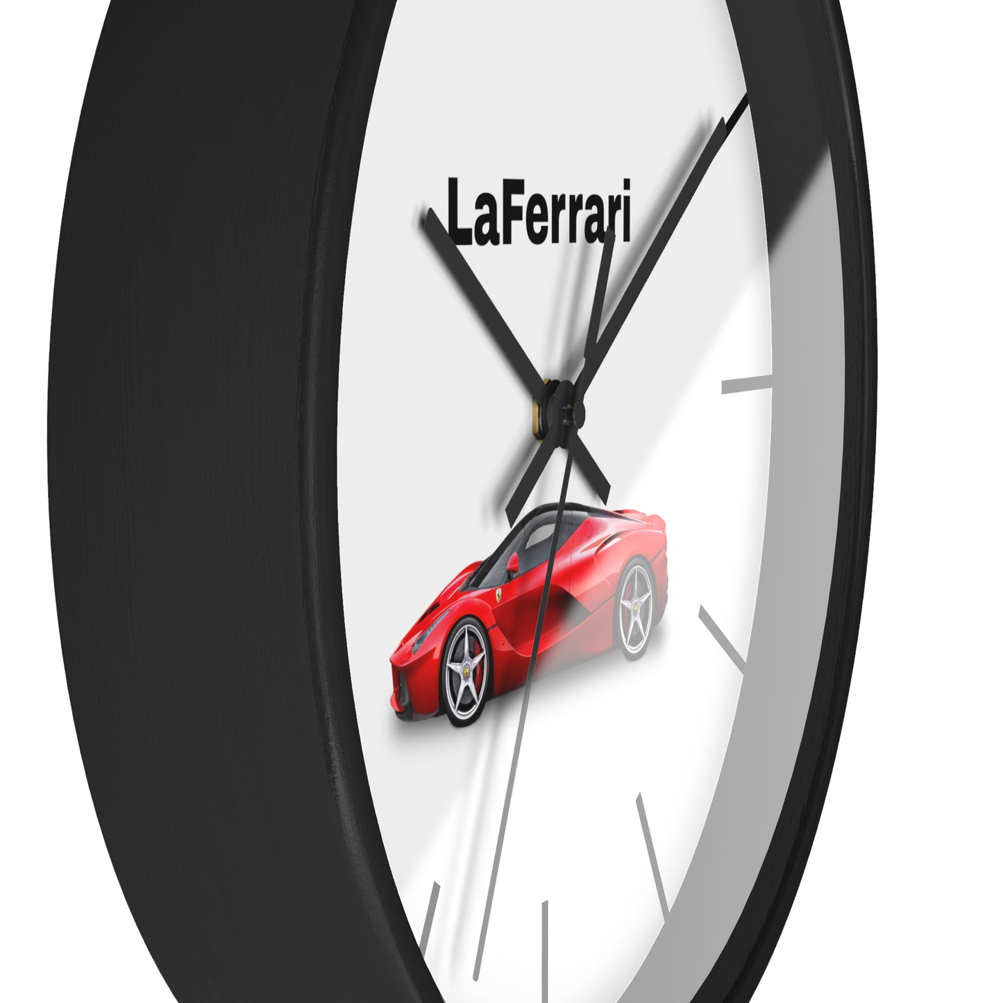 Discover the Ferrari LaFerrari Wall Clock at MJLiving: A high-quality Home Decor with a unique design.