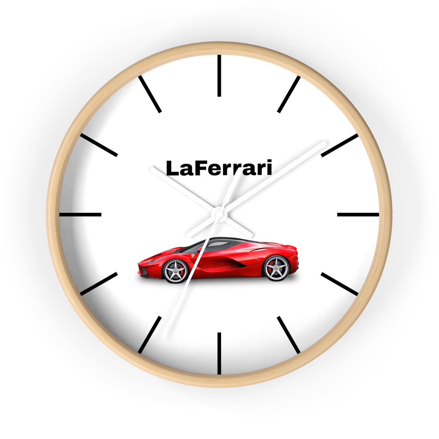 Discover the Ferrari LaFerrari Wall Clock at MJLiving: A high-quality Home Decor with a unique design.