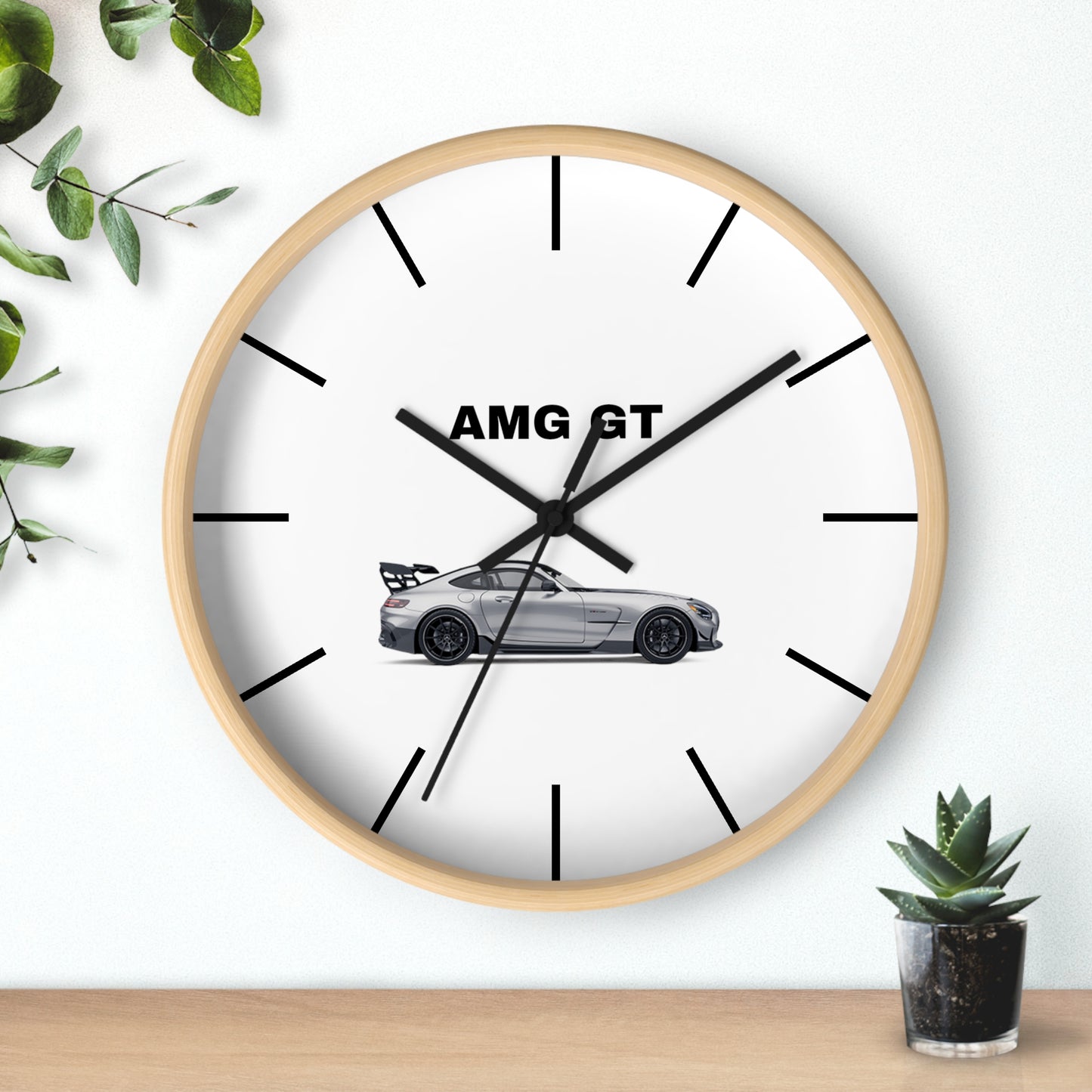 Discover the Mercedes AMG GT Black Series Wall Clock at MJLiving: A high-quality Home Decor with a unique design.