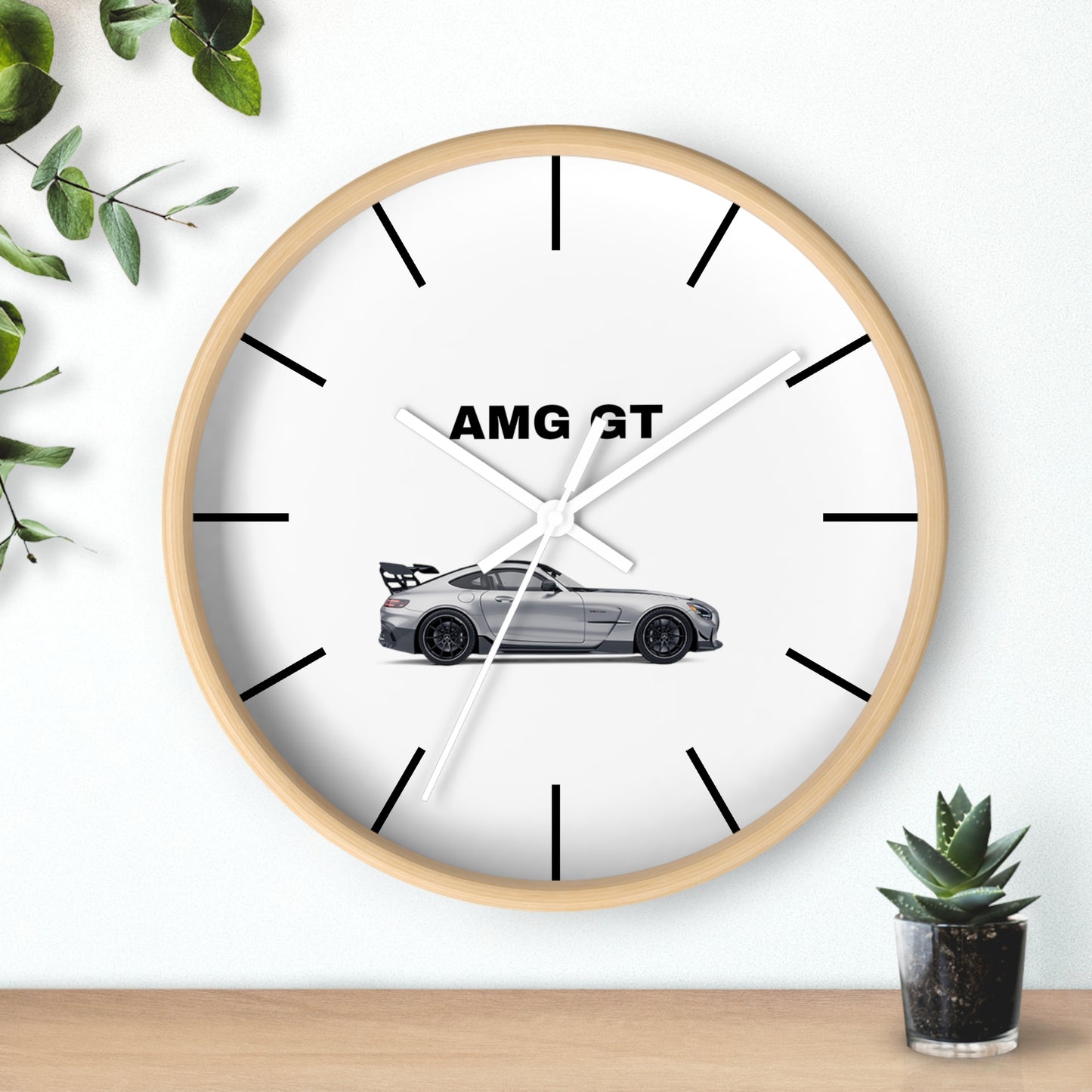 Discover the Mercedes AMG GT Black Series Wall Clock at MJLiving: A high-quality Home Decor with a unique design.