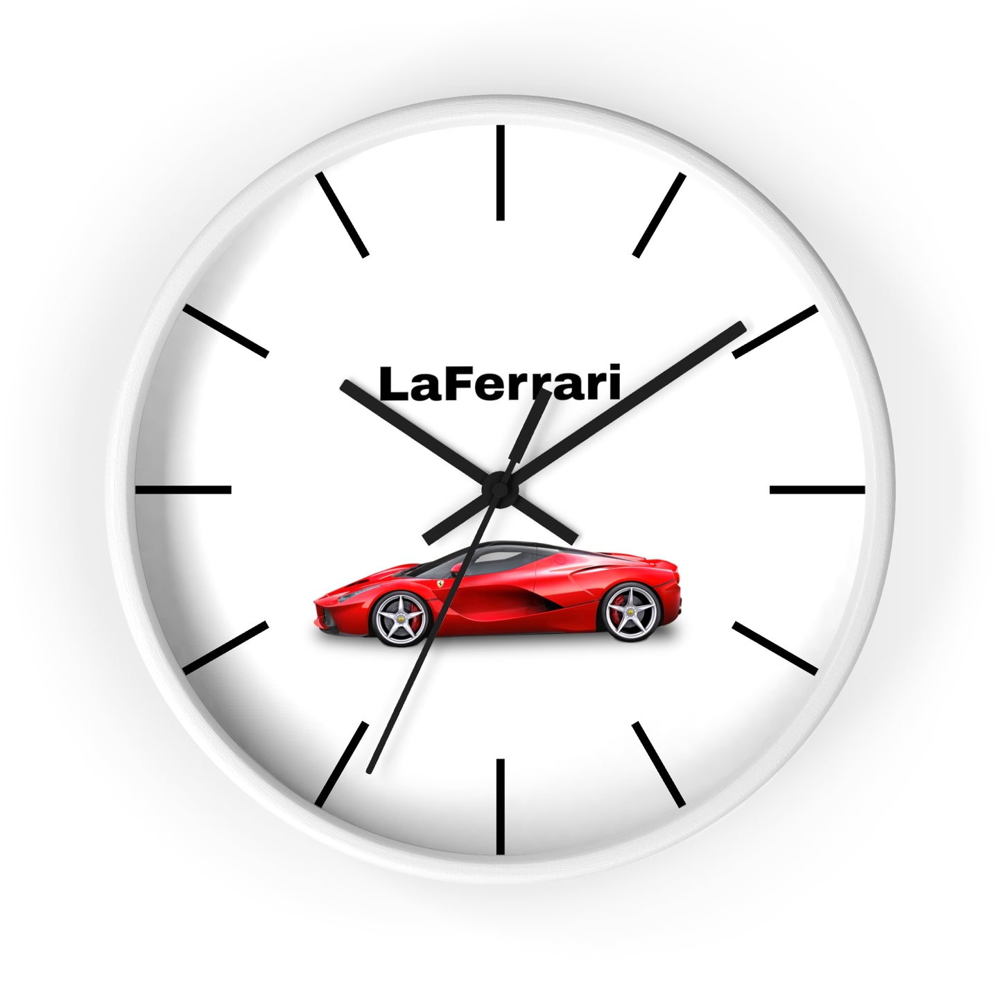 Discover the Ferrari LaFerrari Wall Clock at MJLiving: A high-quality Home Decor with a unique design.