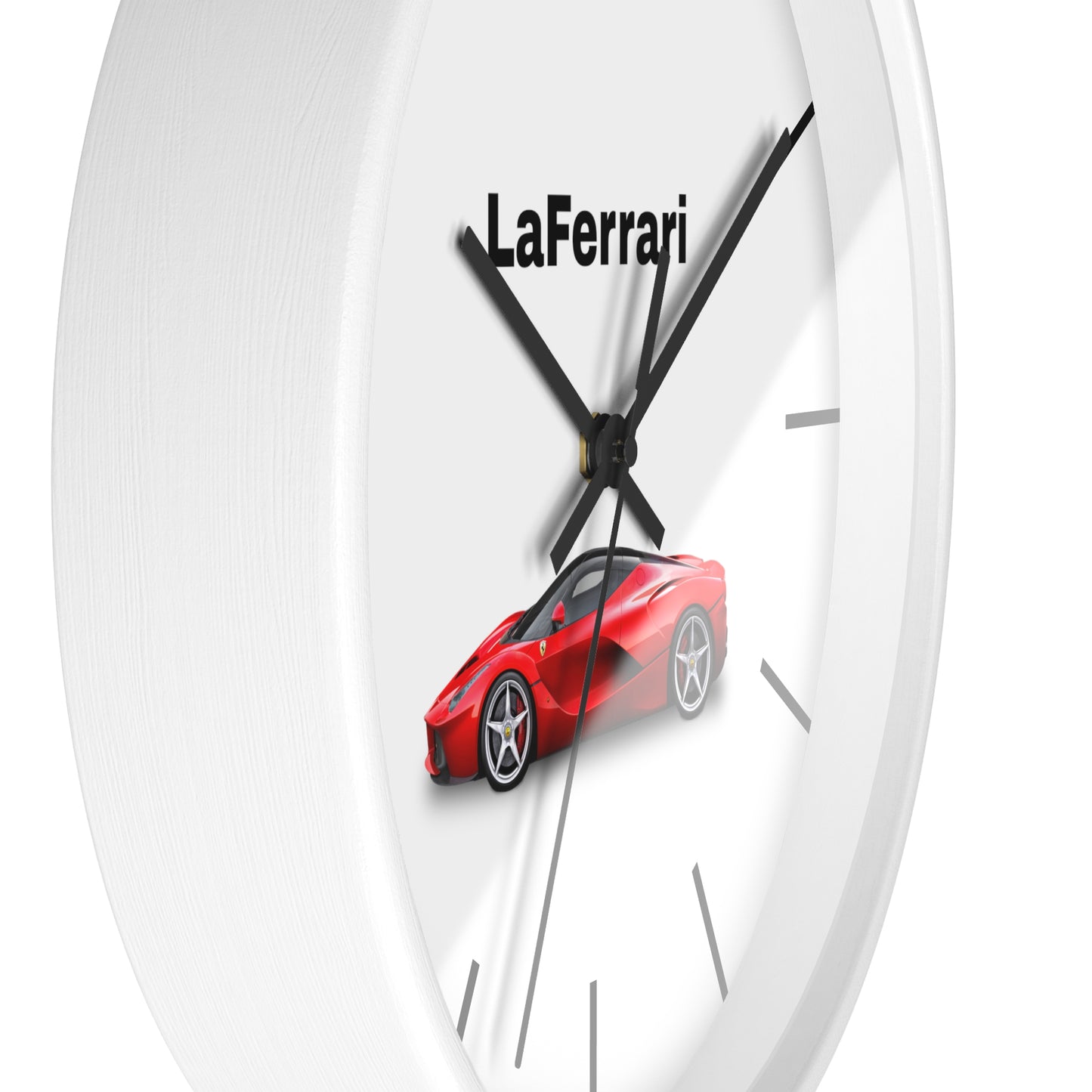 Discover the Ferrari LaFerrari Wall Clock at MJLiving: A high-quality Home Decor with a unique design.