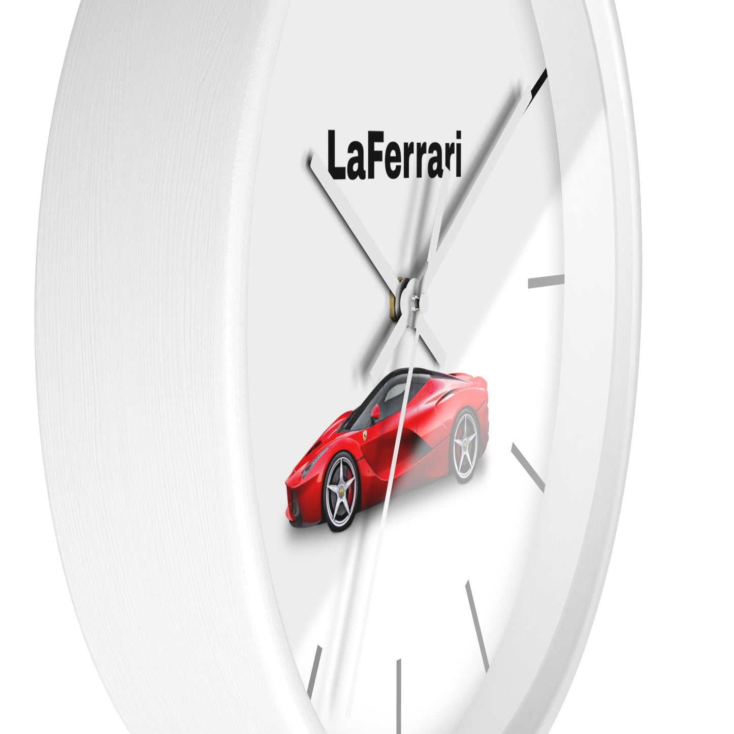 Discover the Ferrari LaFerrari Wall Clock at MJLiving: A high-quality Home Decor with a unique design.