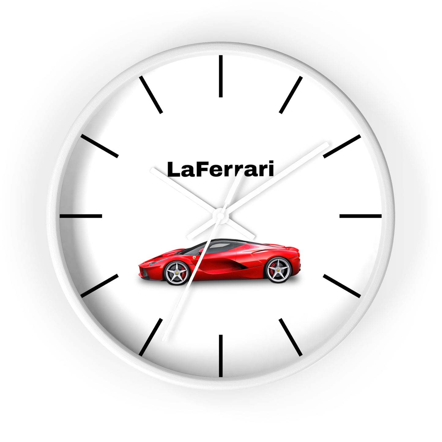 Discover the Ferrari LaFerrari Wall Clock at MJLiving: A high-quality Home Decor with a unique design.