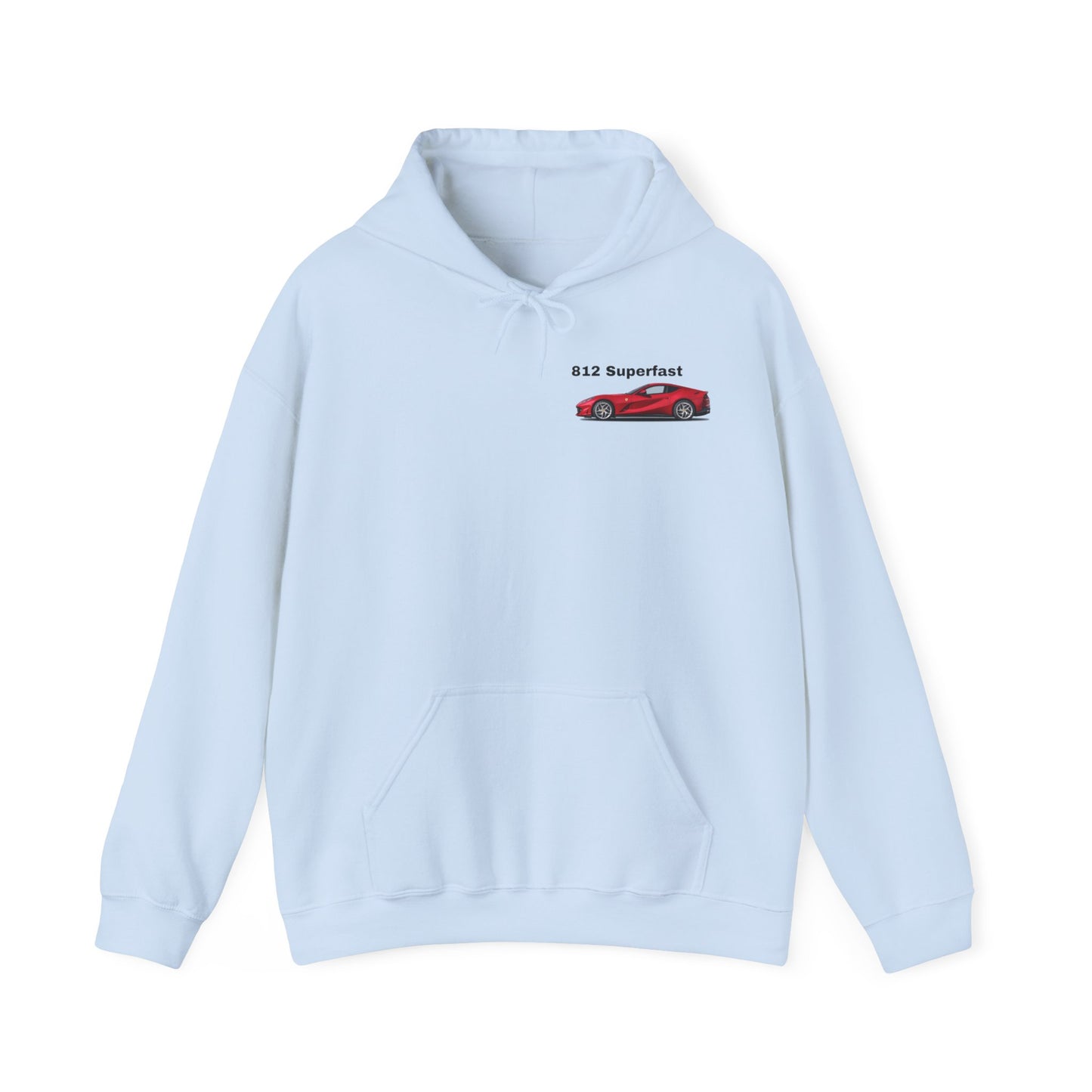 Discover the Ferrari 812 Superfast Hoodie Without Specs at MJLiving: A high-quality Hoodie with a unique design.